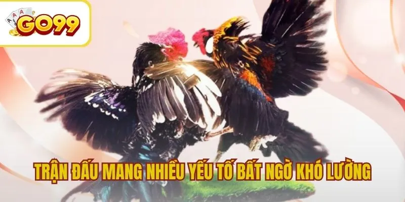 Trận đấu mang nhiều yếu tố bất ngờ khó lường